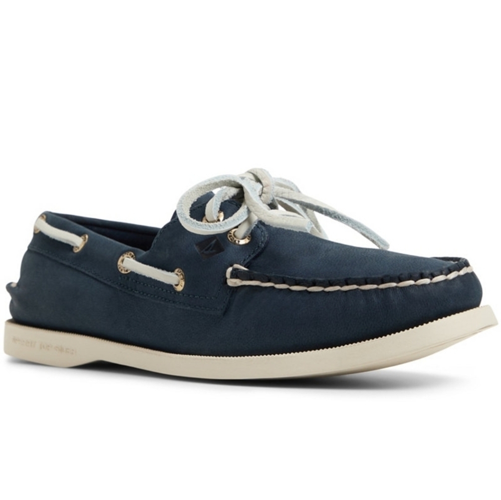 Sperry - Women's Authentic Original 2 Eye Lace-Up Boat Shoe - Navy - 11W